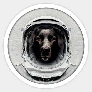 Astronaut Dog Sticker